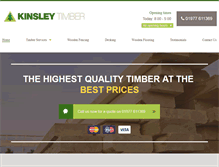 Tablet Screenshot of kinsleytimber.co.uk